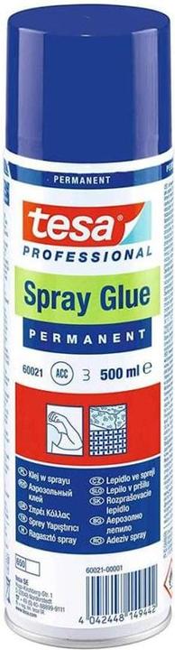 Image du produit tesa Colle en bombe PERMANENT, colle forte à vaporiser, boîte de 300 ml (295 g, 300 ml)