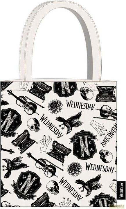 Cerda MERCREDI - Symboles - Tote Bag - 36x39cm