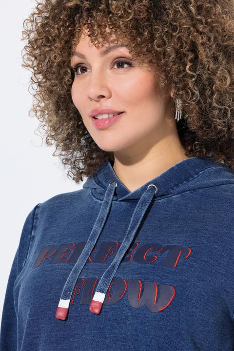 Produktbild Ulla Popken Hoodie, Stickerei, Kapuze, Taschen, Langarm (54)