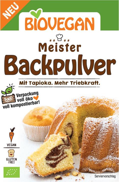 Immagine prodotto Biovegan Master Baking Powder con Tartaro Puro Biologico (51 g)