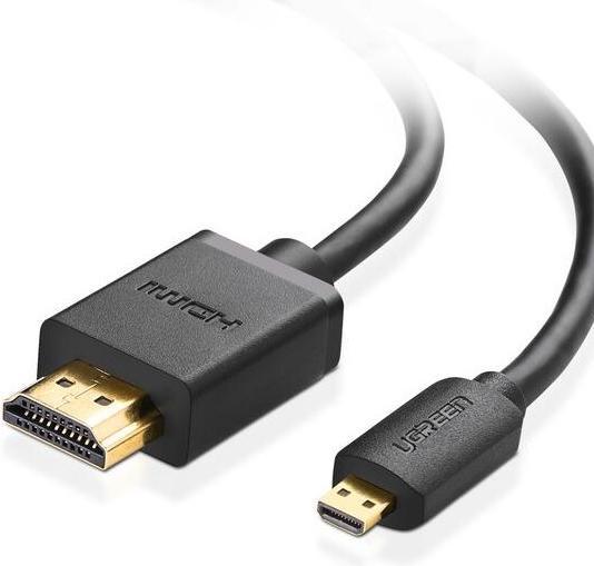 Productafbeelding Ugreen HD127 Micro HDMI - HDMI kabel 4K 3D 3m (zwart) (3 m, HDMI)