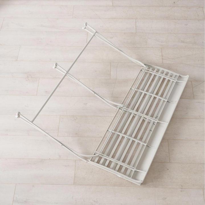 Produktbild Boltze Home Gartenbank Montreal 105 x 88 cm, Beige/Grau