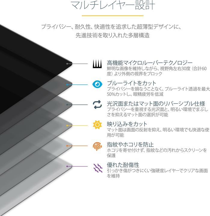 Actual product image StarTech 28" Privacy Filter (28", 16 : 9)