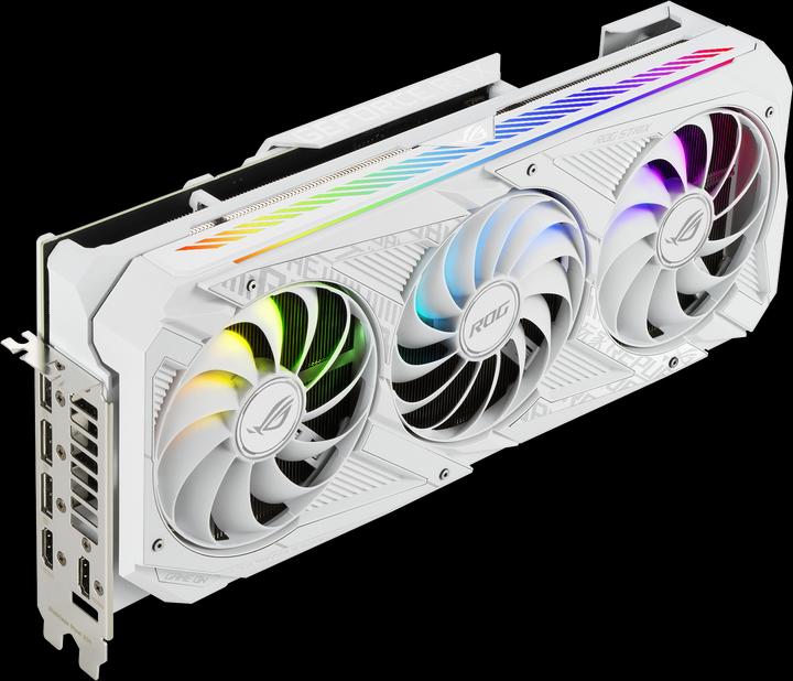 Produktbild ASUS GeForce ROG STRIX RTX 3080 O10G WHITE (10 GB)
