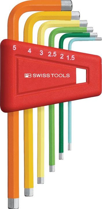 Productafbeelding PB Swiss Tools Innensechskantschlüsselsatz PB210H-5 RB