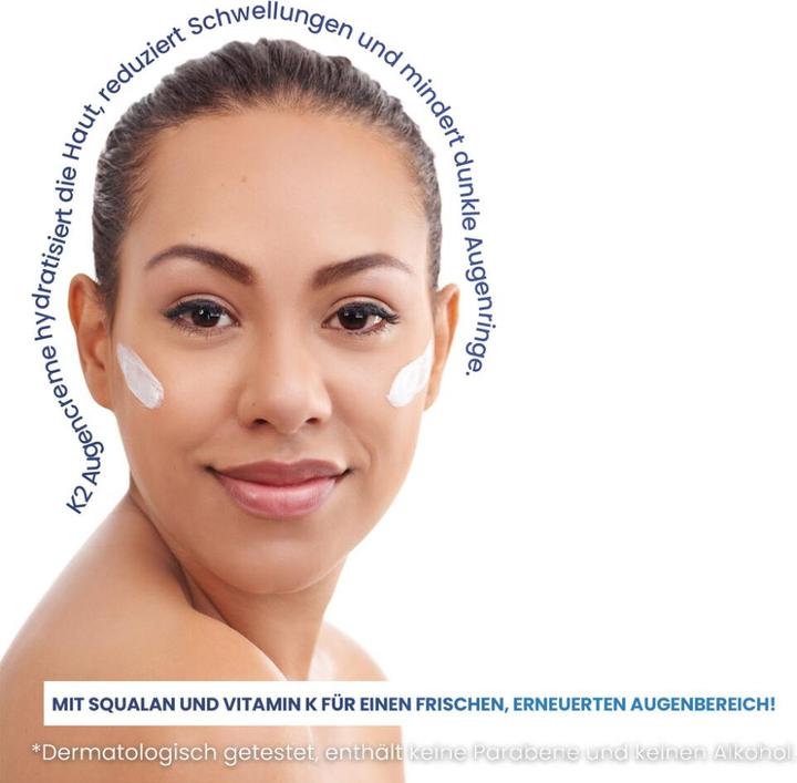 Produktbild Licape | Augencreme 15 ml | Feuchtigkeitspflege für strahlende Haut, Vitamin K2 (15 ml, Tag + Nacht)