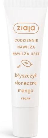 Actual product image Ziaja Lip Gloss Sunny Mango - Sweet lip gloss with mango scent 12ml (Sunny Mango)