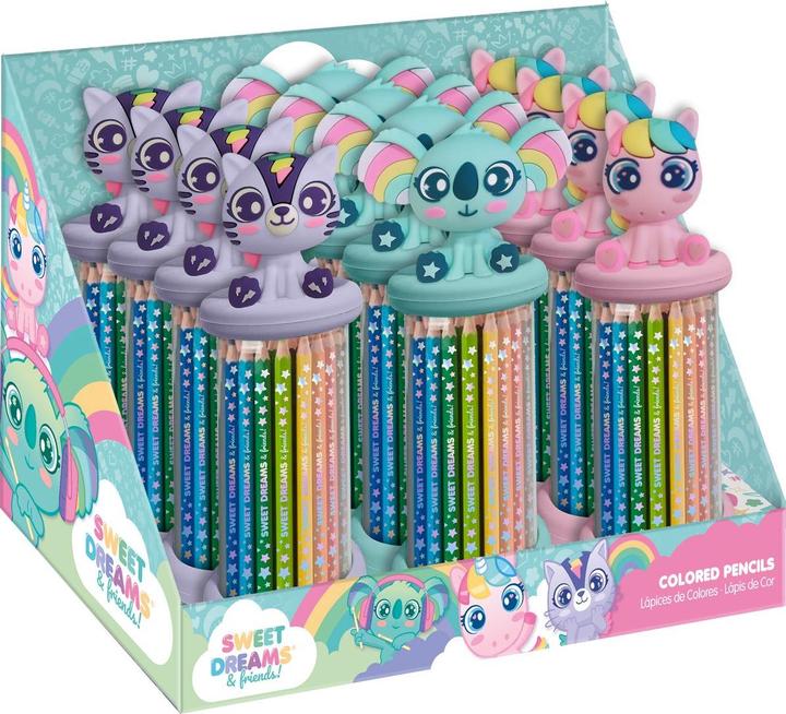 Produktbild Kids Licensing Einhorn Farbstifte Set ass (3 x)