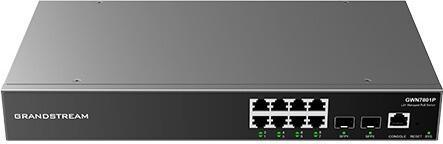 Actual product image Grandstream GWN7801, Managed Switch, 8x Gigabit ports, 2x SFP, L2 layer (8 Ports)