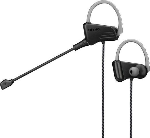 Actual product image Nitho ECHO eSports, Wired, Sports, 20 - 20000 Hz, 25 g, Headset, Black (Cable)