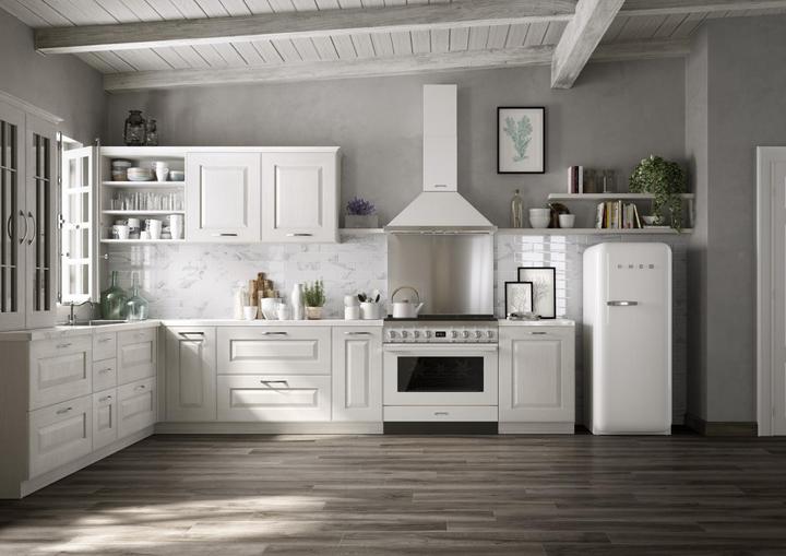 Produktbild Smeg FAB28RWH6 Kühlschrank Rechtsanschlag Weiss 50's Style (270 l)