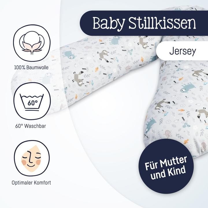 Produktbild Julius Zöllner Stillkissen Jersey - 190 - Smart Friends (76 cm)