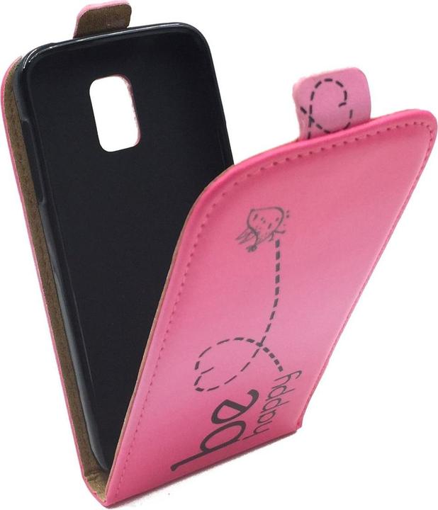 Produktbild König Design Handyhülle für Samsung Galaxy S5 Mini Schutztasche Wallet Cover 360 Case Pink (Samsung Galaxy S5 Mini)