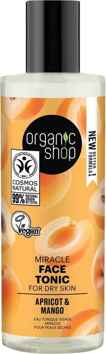 Organic Shop Miracle Face Tonic für trockene Haut Aprikose und Mango 150ml (Tonic, 150 ml)