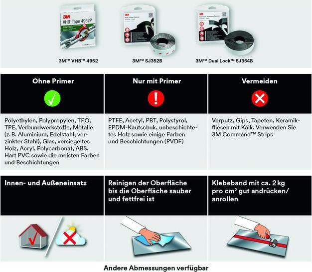 Produktbild 3M Dual Lock (25 mm)