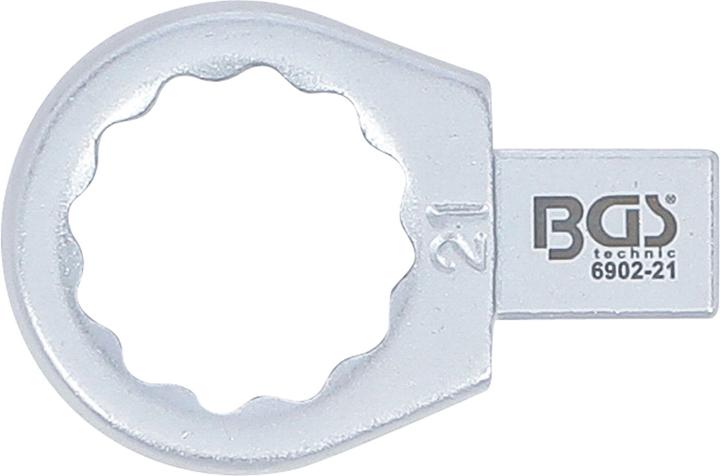 Produktbild BGS Einsteck-Ringschlüssel 21 mm Aufnahme 9 x 12 mm (21 mm)