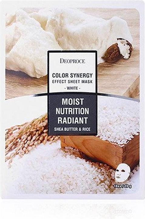 Deoproce Color Synergy Effect Sheet Mask White