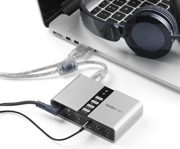 Produktbild StarTech 7.1 Channel USB Sound Card (USB 2.0)