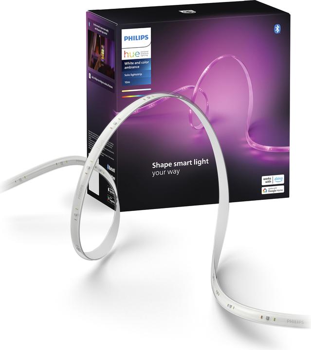 Philips Hue Lightstrip Solo (Mehrfarbig, 1000 cm, Indoor)