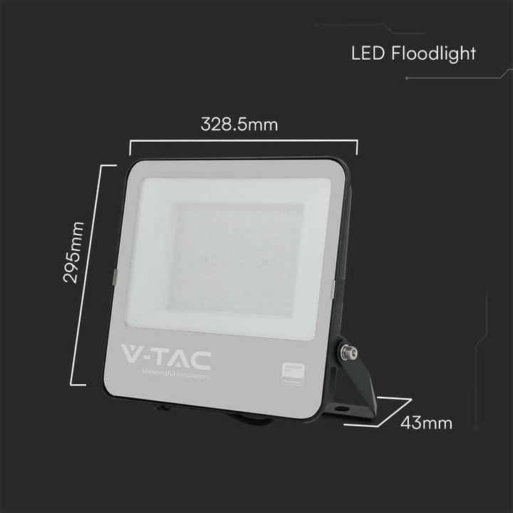 Produktbild V-TAC LED Bouwlamp 150W 6500K zwart - Slimline Pro - 9332045 (20250 lm, IP65)