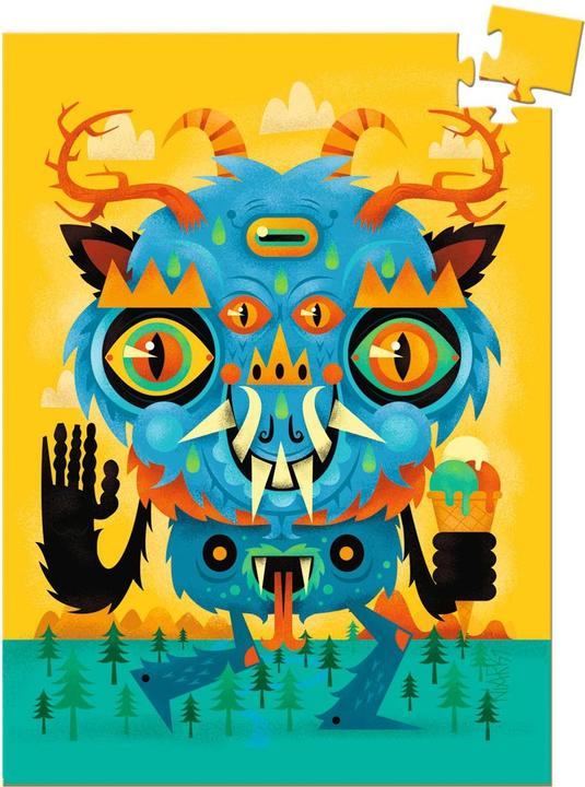 Actual product image Djeco Mini Puzzle The Monster (60 pieces)