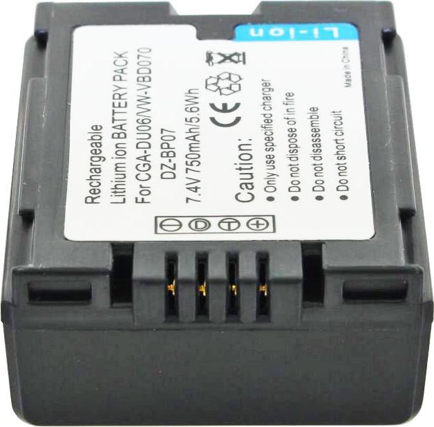 Actual product image Panasonic Battery CGA-DU06, CGA-DU07 Battery CGR-DU06 (Camera battery)