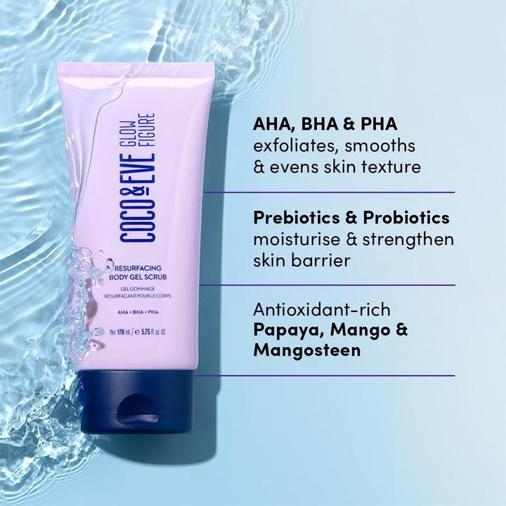 Produktbild Coco & Eve Coco Eve Glow Figure Resurfacing Body Gel Scrub - 100 Ml (170 ml)