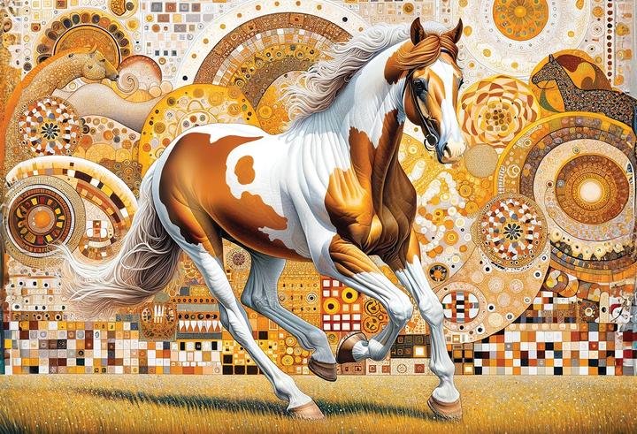 Produktbild WoodenCity Puzzle Holz L Elegant Horse (505 Teile)