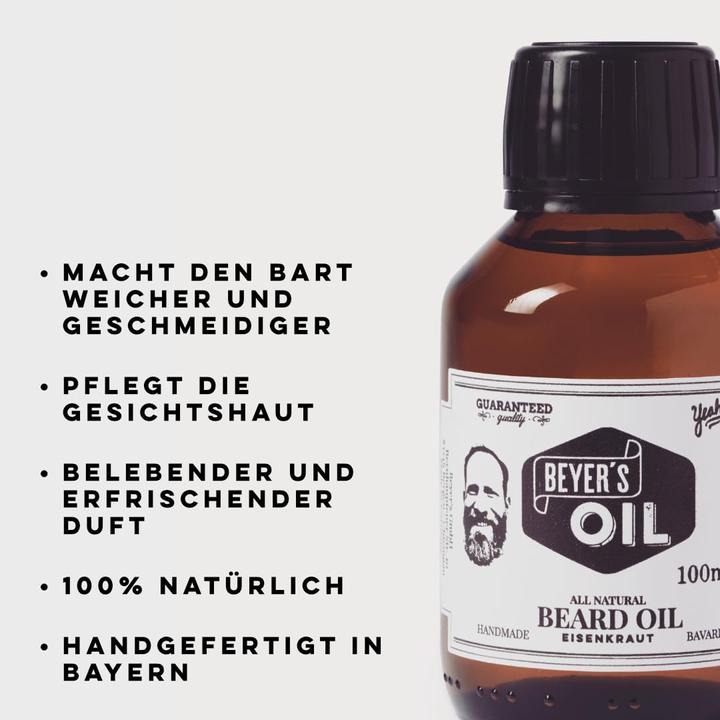 Actual product image Beyers Oil Bartöl-Eisenkraut (100 ml)