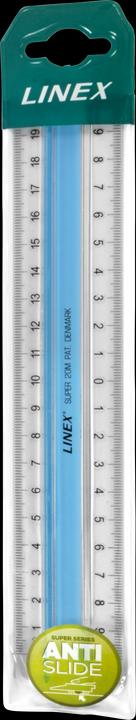 Actual product image Linex S20MM Super ruler blue (20 cm)