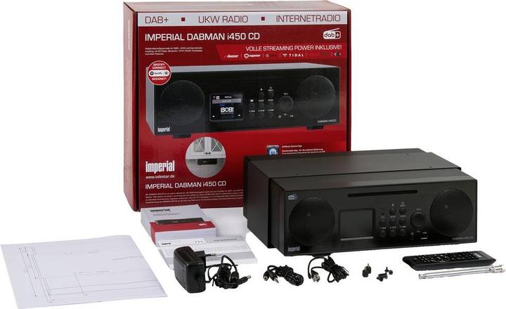 Immagine prodotto Imperial Dabman i450 CD (DAB, Web radio, VHF, FM, Bluetooth, WiFi)