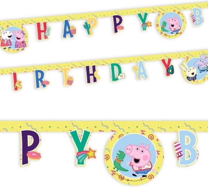Actual product image JT Lizenzen Peppa Pig Birthday Garland