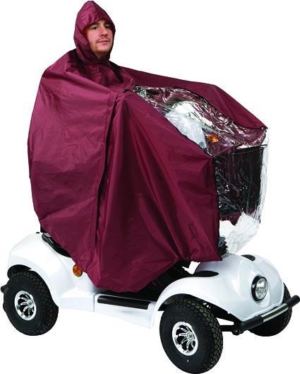 Produktbild Devilbiss Drive Medical Regenpelerine zu Scooter blau
