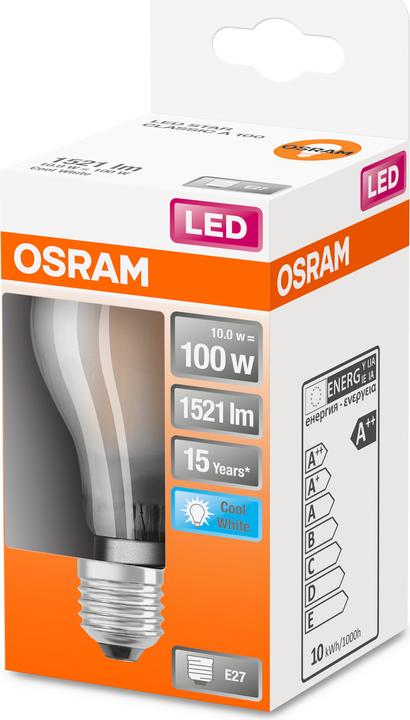 Actual product image Osram Retrofit Classic A (E27, 100 W, 1521 lm, 1 x, D)