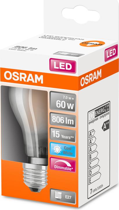 Immagine prodotto Osram Superstar Classic A (E27, 60 W, 806 lm, 1 x, E)