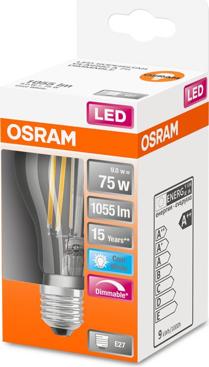 Actual product image Osram Superstar Classic A (E27, 75 W, 1055 lm, 1 x, D)