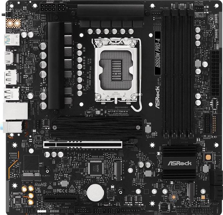 AsRock B860M Pro-A DDR5 Intel S retail (LGA 1851, Intel B860, mATX)