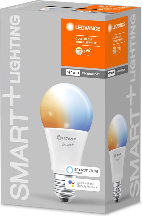 Produktbild Ledvance Smart+ Wifi Classic (E27, 9.50 W, 1055 lm, 1 x, F)