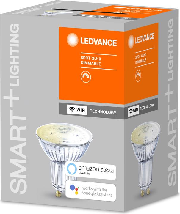 Actual product image Ledvance Smart+ Wifi Spot (GU10, 5 W, 350 lm, 1 x, G)