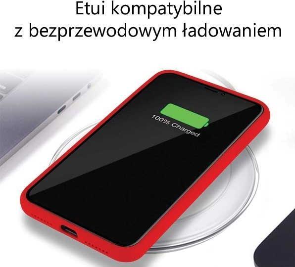 Actual product image Silicone iPhone 12/12 Pro 6,1" czerwony/red (Apple iPhone 12 Pro)