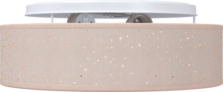 Produktbild VidaXL Deckenleuchten mit Sterne Lampenschirm Taupe Ø 38 cm Stoff E27 (E27)