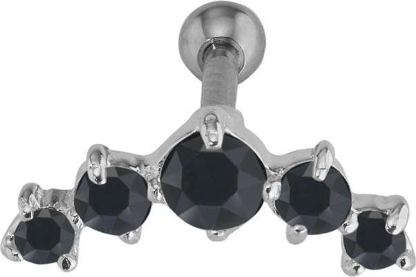 Bijouteria Ohrpiercing (Messing, Zirkonia, Edelstahl)
