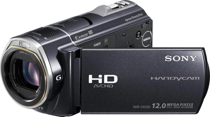 Produktbild Sony HDR-CX520VE, Full-HD Dual Flash Camcorder, 64GB