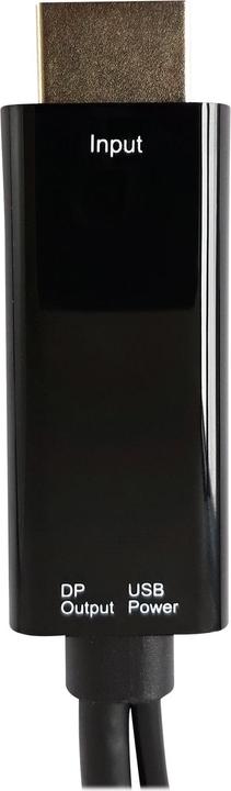 Image du produit Techly Adaptateur HDMI M vers DisplayPort F + USB-A M 4Kx2K 30Hz (HDMI, 1.10 cm)