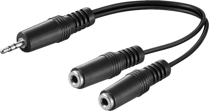 Produktbild Goobay Audio Y Kabeladapter 3,5 mm, 1x Stecker 2x Buchse mono (0.20 m)