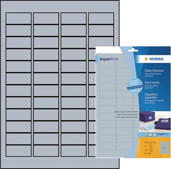 Produktbild HERMA Wetterfeste farbige Etiketten A4