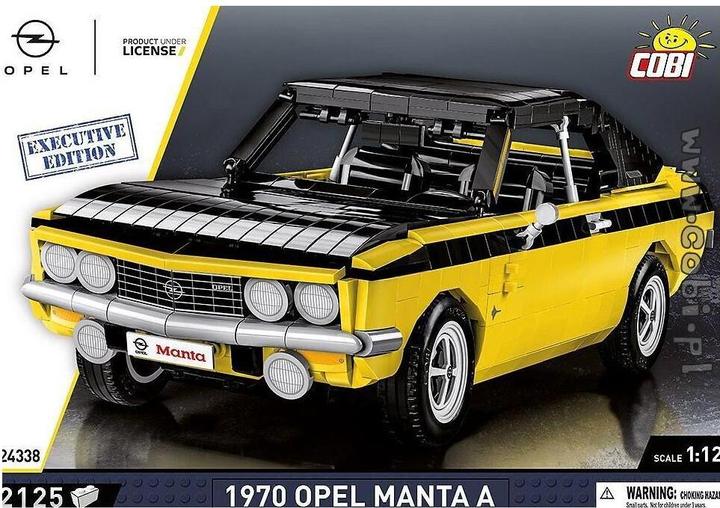 Produktbild Cobi 24338 - 1970 Opel Manta A EXECUTIVE EDITION, Modell, 2125 Teile, ab 10 Jahren