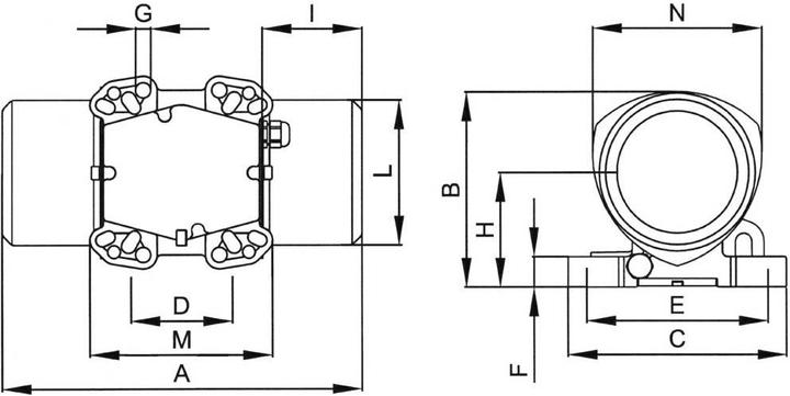 Image du produit NV Vibrateurs électriques d'extérieur série NEA/NEG/NED