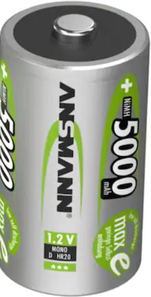 Image du produit Ansmann MaxE (1 pcs, D, 5000 mAh)