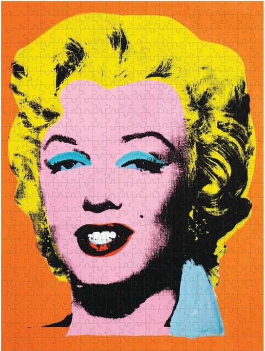Produktbild Abrams & Chronicle 64899 - Warhol Marilyn - 2-seitiges Puzzle, 500 Teile (500 Teile)